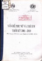 Vấn đề phụ nữ và trẻ em thời kỳ  2001 - 2010